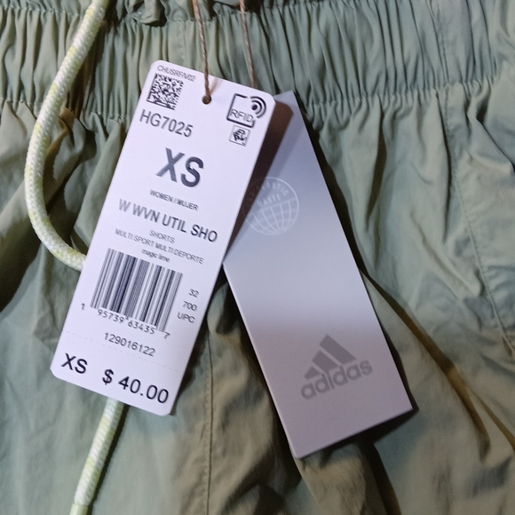 Adidas Women's Utility Shorts - Olive - Picture 1 of 3